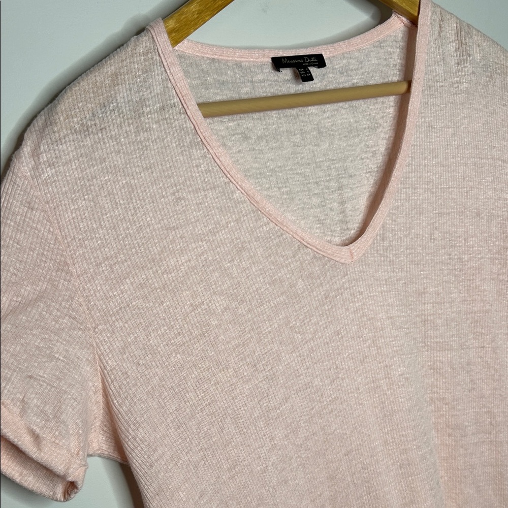 NWOT Massimo Dutti Ribbed Knit Top - Picture 4 of 5